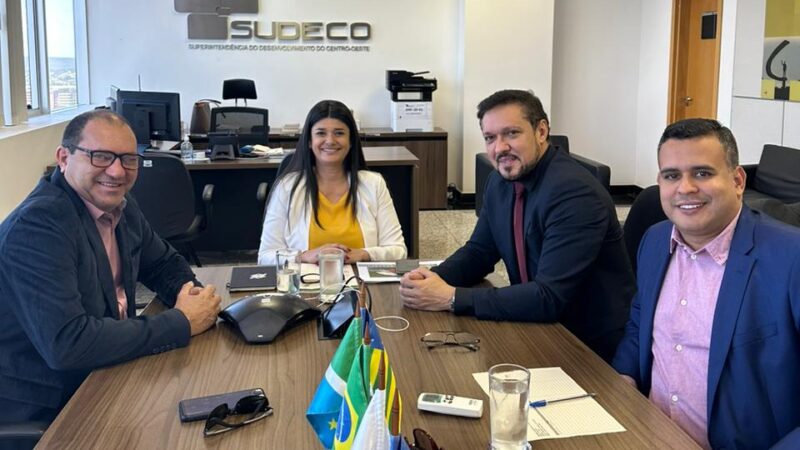 Em reunião na Sudeco, deputado Lucas de Lima busca apoio ao desenvolvimento de Campo Grande
