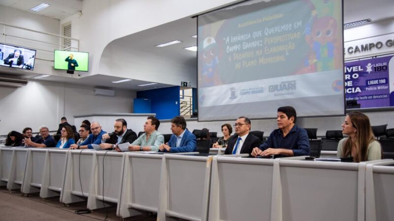 TCE-MS participa de audiência pública para debater a construção do Plano Municipal voltada à primeira infância