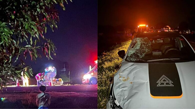 Idoso morre atropelado após tentar atravessar BR-163 em distrito de Rio Brilhante