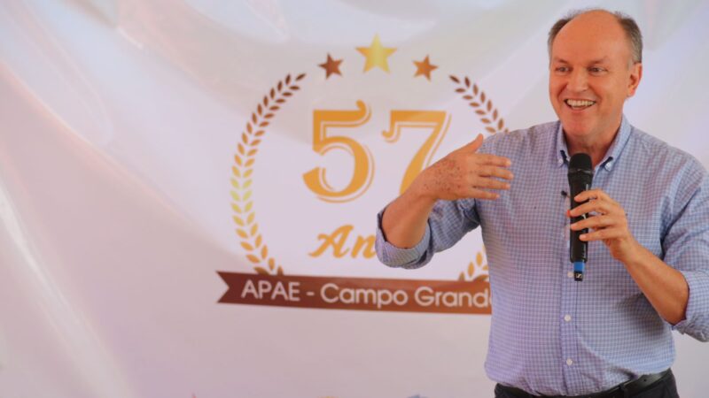Deputado Estadual Junior Mochi celebra 57 anos da APAE de Campo Grande e reforça compromisso com instituições assistenciais