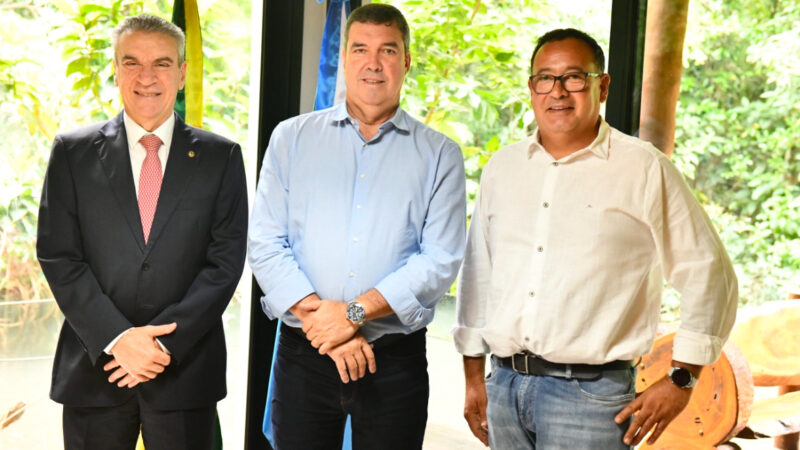 Com Riedel e prefeito Bandeira, Paulo Corrêa articula construção do minianel viário em Amambai