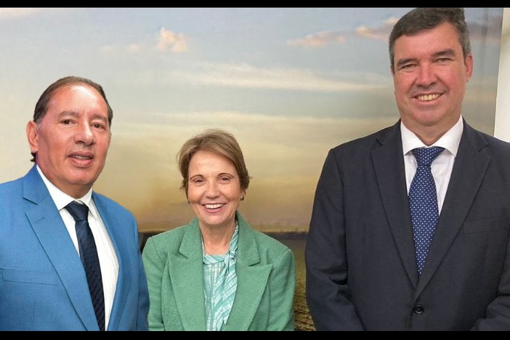 Bem articulado com a classe Política, Gerson Claro se fortalece com apoio de Tereza Cristina e Riedel para o Senado em 2026