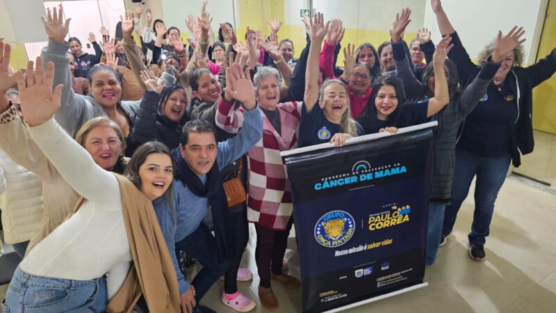 Grupo Onça Pintada leva prevenção ao câncer de mama a Inocência e Selvíria neste final de semana