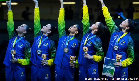 Com show ao som de “Evidências”, Brasil garante prata inédita no Mundial de GR