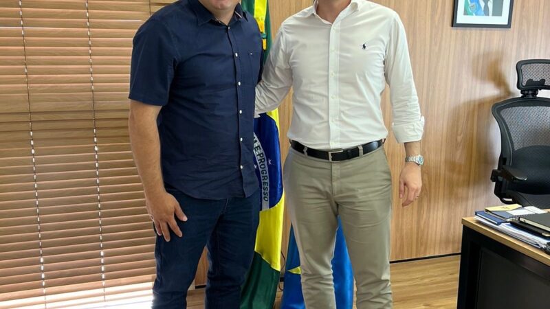 Silvio Pitu fortalece diálogo com o Governo: reunião com secretário de Gestão Estratégica projeta avanços para a cidade