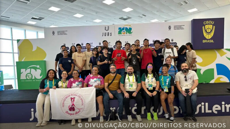 Jogos Universitários Brasileiros abrem espaço para o Outubro Rosa