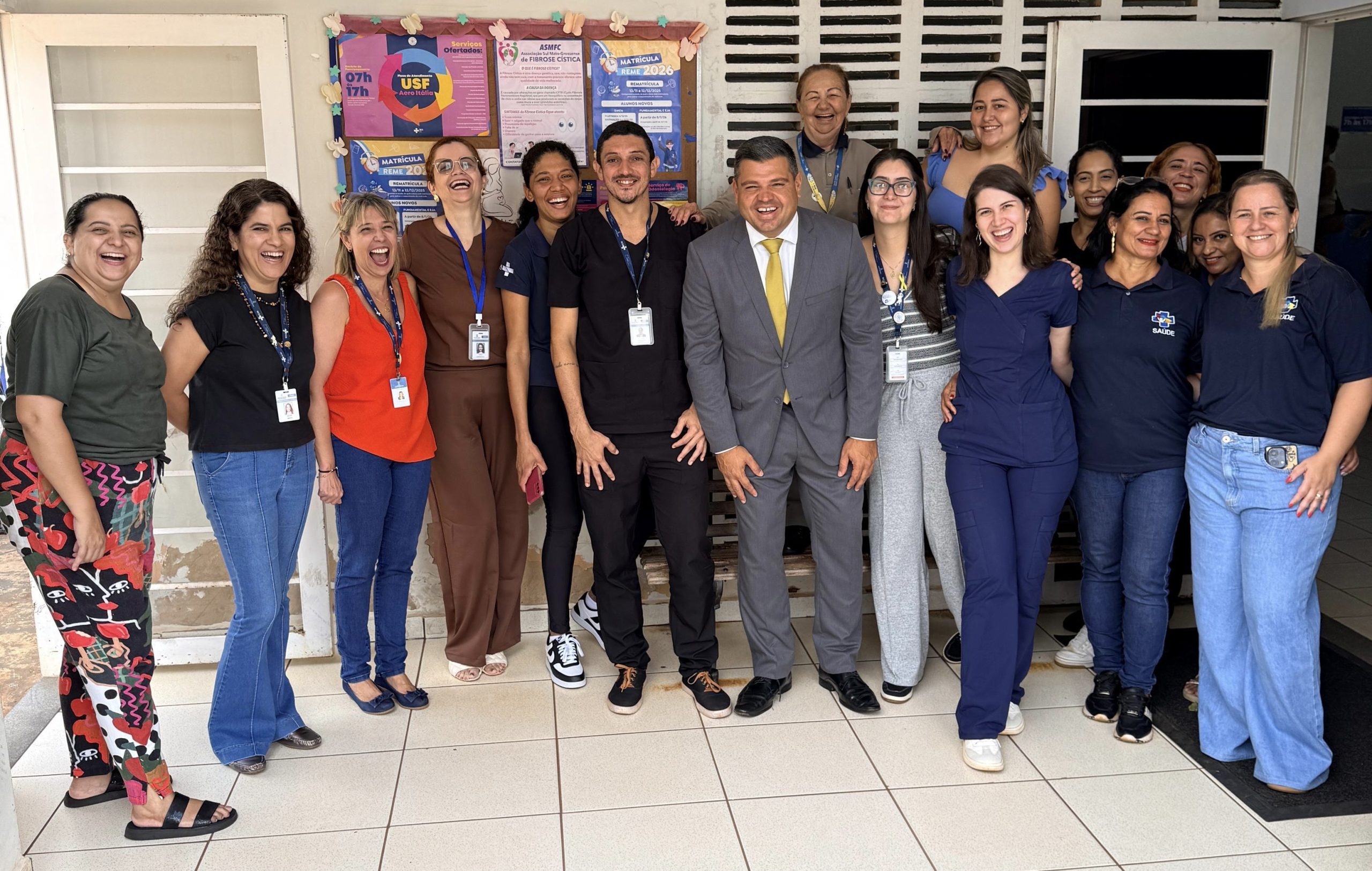 Vereador visita UBSF Aero Itália e acompanha de perto demandas da saúde básica