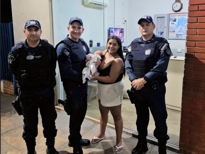 Policiais militares salvam recém-nascido engasgado em Campo Grande