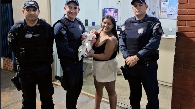 Policiais militares salvam recém-nascido engasgado em Campo Grande